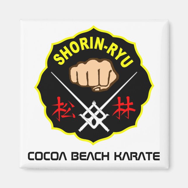 SHORIN RYU MAGNET (VÄLJ EGEN GRUPP NAMN) (Framsidan)