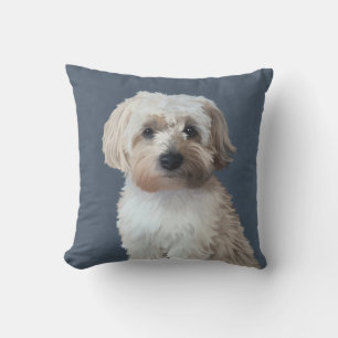 Shorkie hund pet porträtt kudde