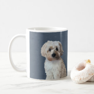 Shorkie hund porträtt kaffemugg