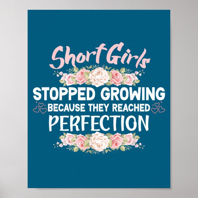 Short Girls Stopped Growing Because They Reached P Poster (Framsidan)