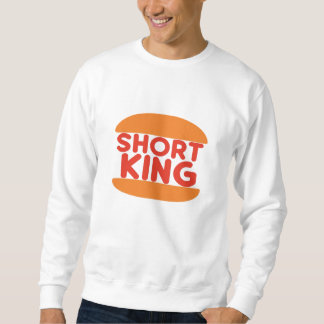 Short King Funny Minimal Design Lång Ärmad Tröja