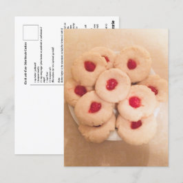 Shortbröd Cookie Vykort