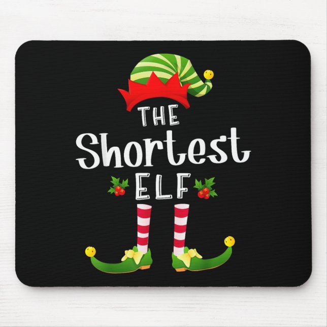Shortest Christmas Elf Matching Pajama X-mas Party Musmatta (Framsidan)