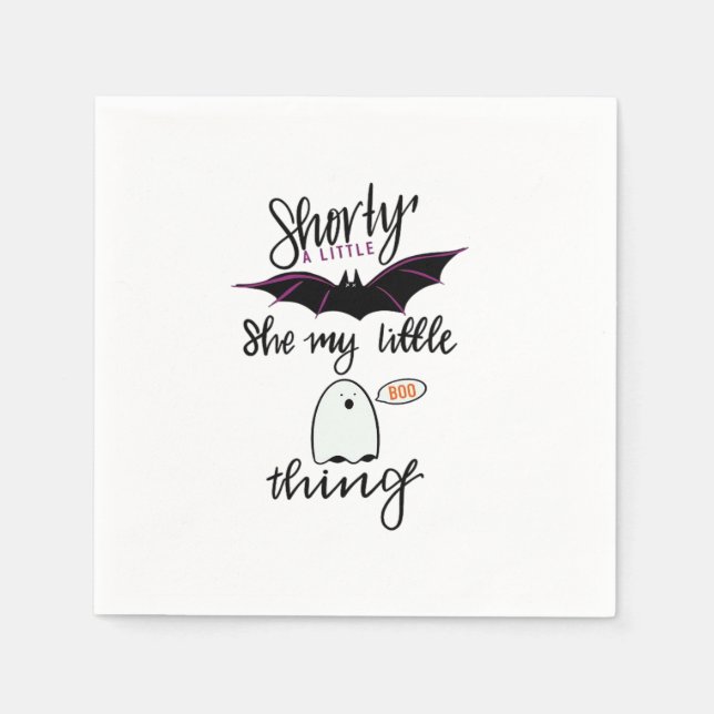 Shorty Batty Funny Retro Pappersservett (Framsidan)