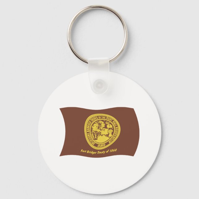 Shoshone Bannock Stammens Flagg Nyckelring (Framsida)