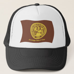 Shoshone Bannock Stammens Flagghatt Truckerkeps