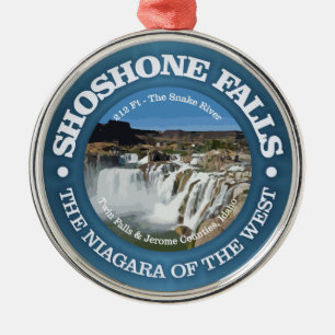 Shoshone Falls Julgransprydnad Metall
