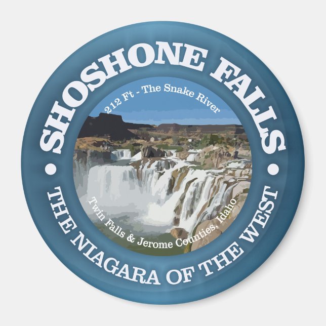 Shoshone Falls Magnet (Framsidan)