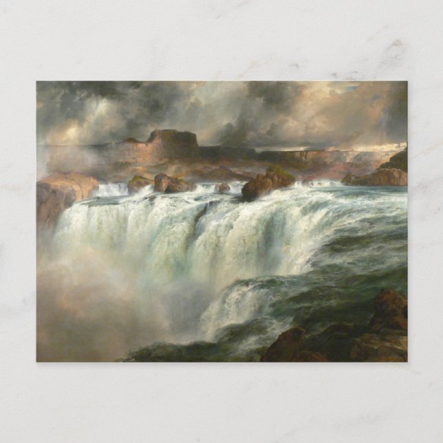Shoshone Falls på Snake River 1900 Vykort (Framsida)