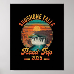 Shoshone Falls Road Trip 2025 Sommarresa Familj Poster