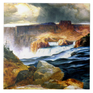 Shoshone Falls, Snake River, Idaho Kakelplatta