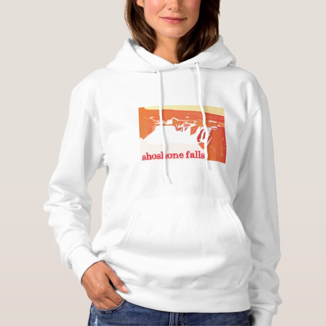 Shoshone Falls Women's Sweatshirt T Shirt (Framsida)