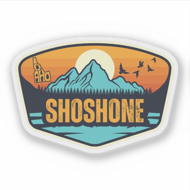 Shoshone, Idaho Klistermärken (Framsida)