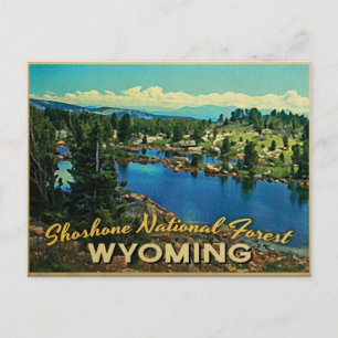 Shoshone National Forest Wyoming Vykort