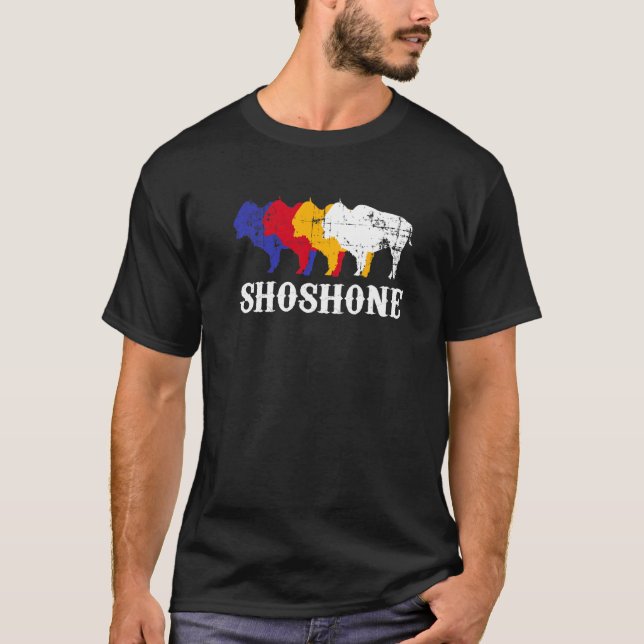 Shoshone People Native Indian Premium T Shirt (Framsida)