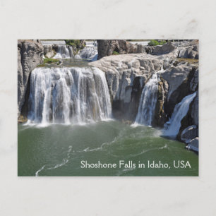 Shoshonefallen i Idaho USA Vykort