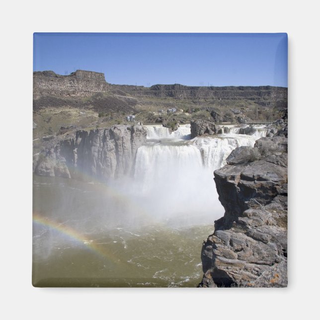 Shoshonefallen i Snake River i Twin Falls, Magnet (Framsidan)