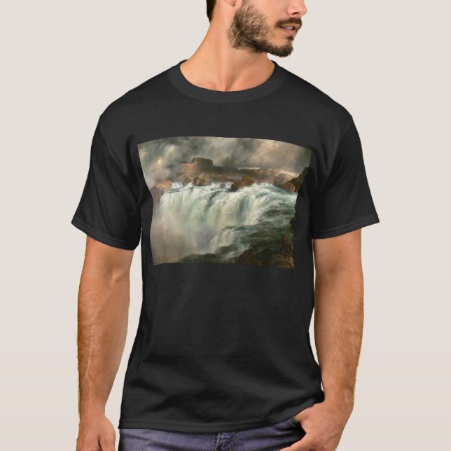 Shoshonenedgångar på Snaket River - 1900 Tee Shirt (Framsida)