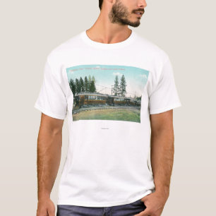 Shoshonereklambladtåg av till Spokane Tee Shirt