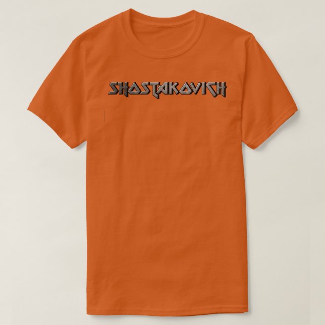 Shostakovich T Shirt (Design framsida)