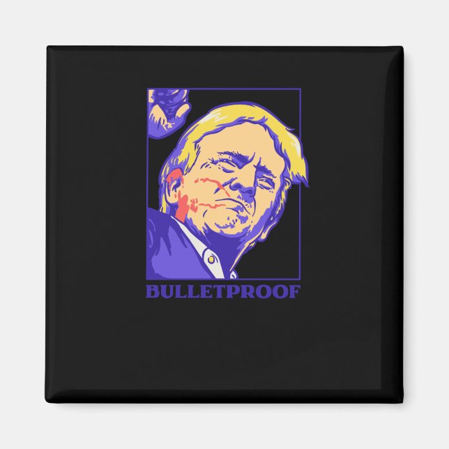 Shot - Bulletsecure Ultra Maga 2024 Vi, People 1 Magnet (Framsidan)