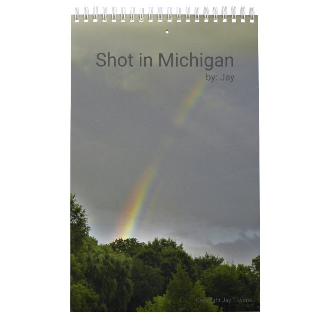 Shot i Michigan Calendar Kalender (Omslag)