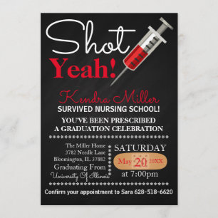 Shot ja!Inbjudan till sjuksköterskeskolor i Studen Inbjudningar