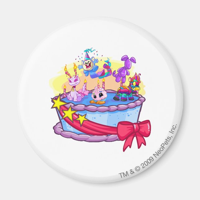 Shot om födelsedagskummelgrupp magnet (Framsidan)