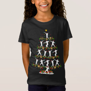 Shot Put Älskare Julafton Lighting Santa Shot Put T Shirt
