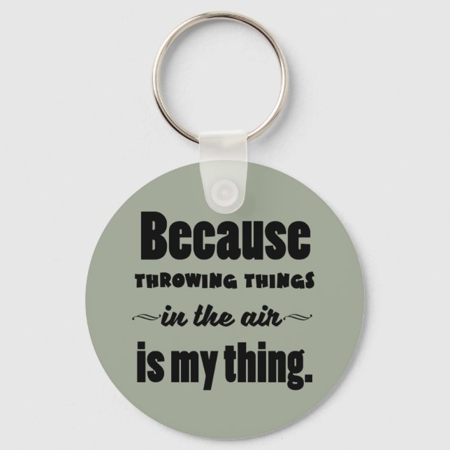 Shot Put Discus Javelin Hammer Thame Keychain Nyckelring (Framsida)