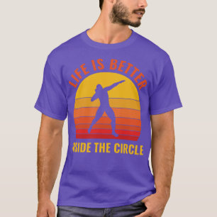 Shot Putt Idrottsman Shot Putter Life är bättre i T Shirt