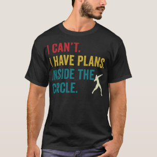 Shot Putt Idrottsman Shot Putter Plans inuti Circl T Shirt