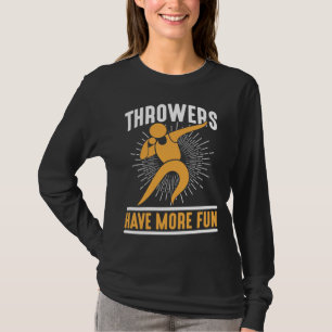 Shot Pwing Track och Fält Shot Put Thrower T Shirt