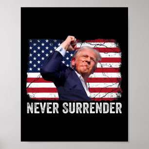 Shot Shirt 2024 Rally - Aldrig Surrender 1 Poster