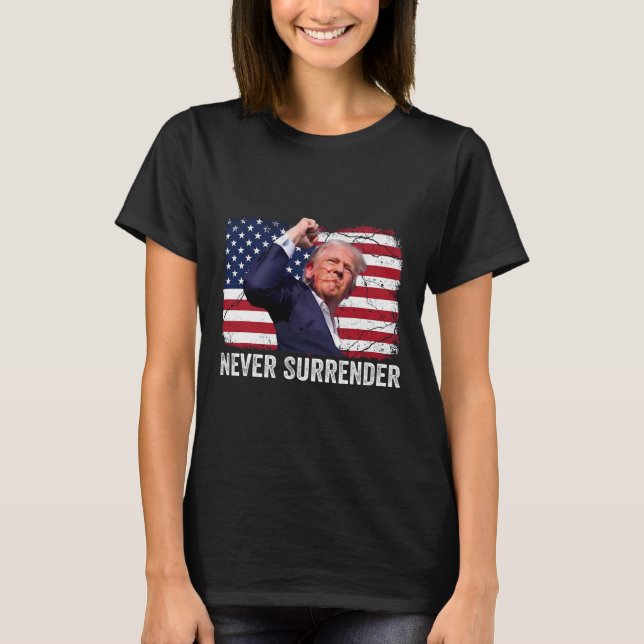Shot Shirt 2024 Rally - Aldrig Surrender 1 T (Framsida)