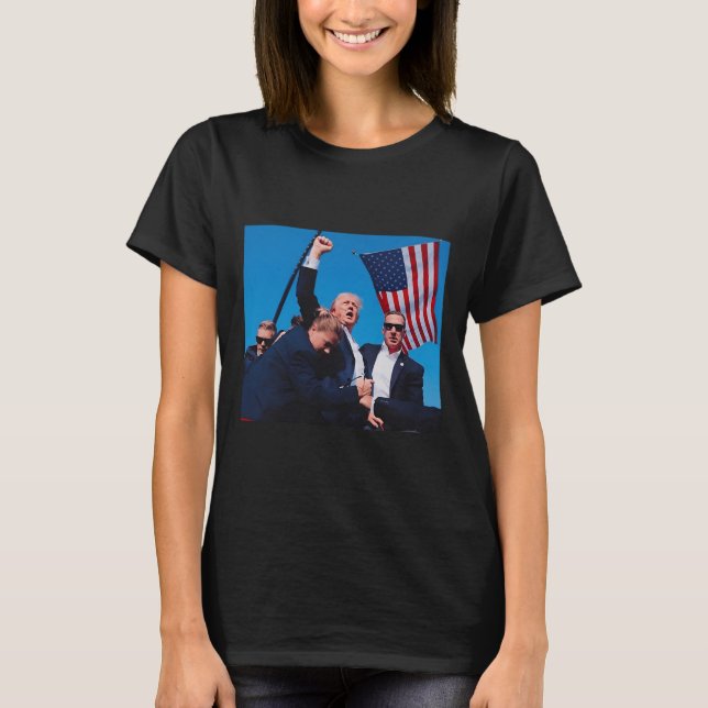 Shot Shirt Trump Tagning Shirt Trump 2024 T (Framsida)
