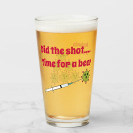 Shot Time for a Beer COVID Vaccination Glaskopp