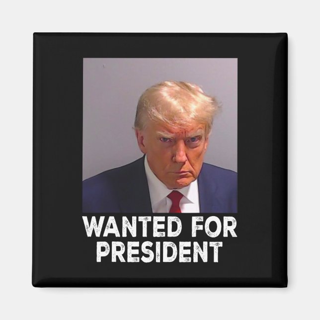 Shot Trump for President 2024 Magnet (Framsidan)