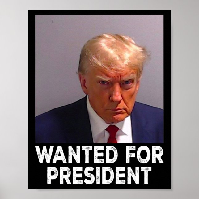 Shot Trump for President 2024 Poster (Framsidan)