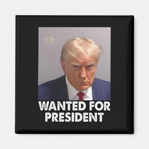 Shot Trump Lupny ville ha talman 2024 Magnet