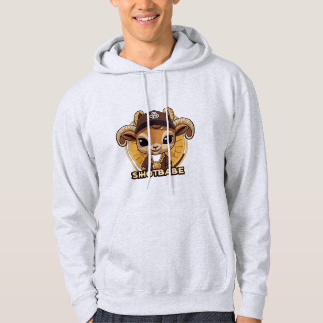 ShotBaeB Classic Ash Hoodie (Framsida)