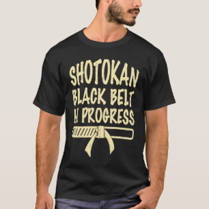 Shotokan Black bälte i citat T Shirt