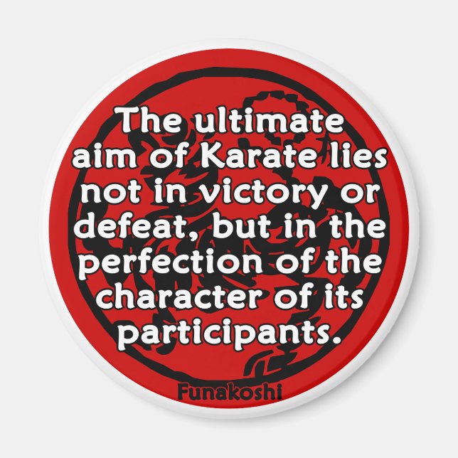 Shotokan - det yttersta målet magnet (Framsidan)