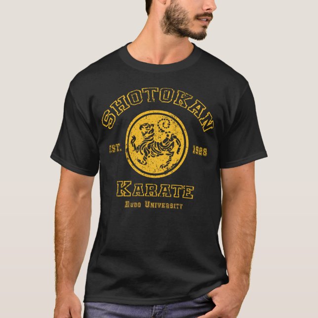 Shotokan Karate Budo Academy Martial Arts Design T Shirt (Framsida)