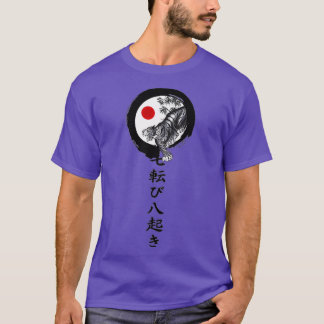 Shotokan karate faller ner 7 gånger t shirt