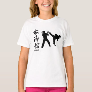 Shotokan karate-flickor t shirt