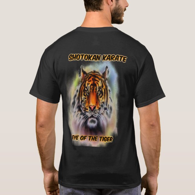 Shotokan Karate, Öga från Tiger T Shirt (Baksida)
