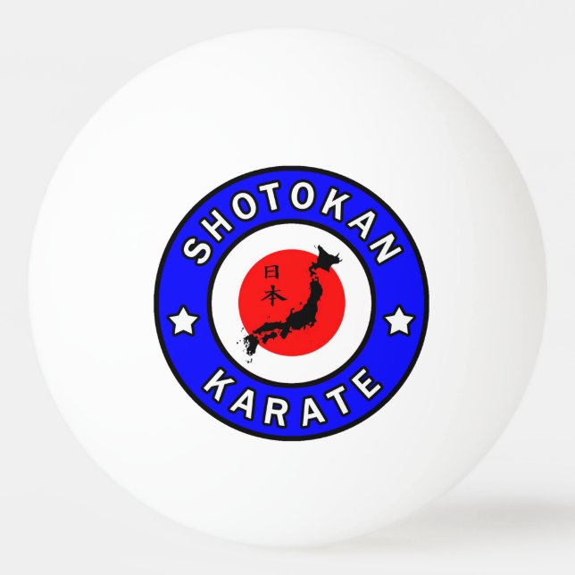 Shotokan Karate Pingisboll (Framsidan)