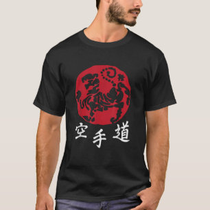 Shotokan Karate Red Martial Arts Taekwondo Black W T Shirt