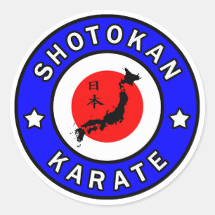 Shotokan Karate Runt Klistermärke